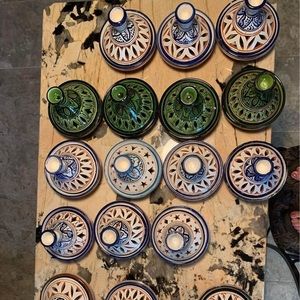 Boho votive candles